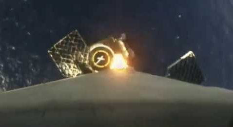 Удивительное видео приземления ракеты Falcon 9